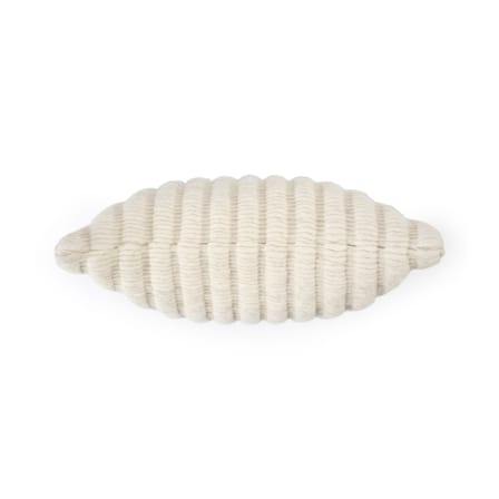 Kissen Ridge textil beige / 45 x 45 cm - handgewebt - Tom Dixon