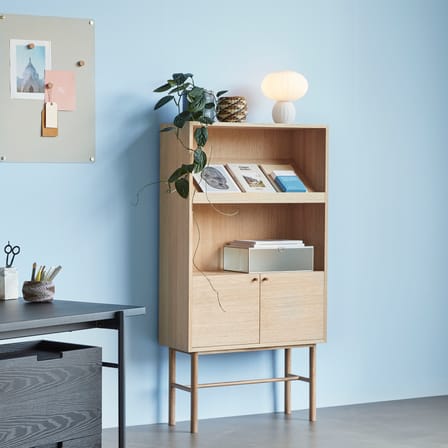 Lampada da tavolo Kumu vetro bianco - HÜBSCH