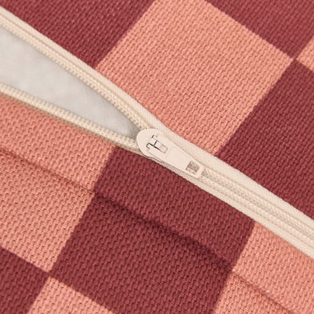 Sitzkissen für Kinder Vibes Round textil rot / Ø 70 cm - NOBODINOZ