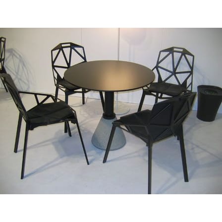 Stapelbarer Stuhl Chair one metall schwarz / Konstantin Grcic, 2003 - Magis