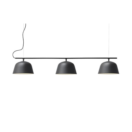 Suspension Ambit Rail métal noir / L 126 cm - Muuto