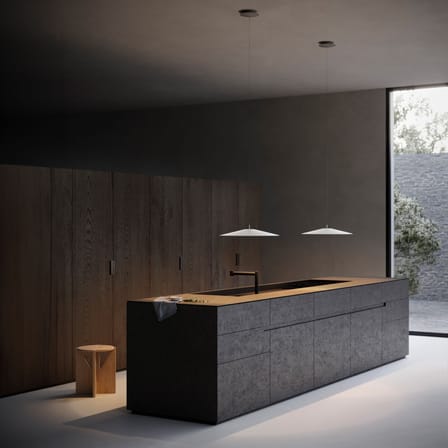 Suspension Koinè LED métal blanc / Ø 37 cm - Luceplan