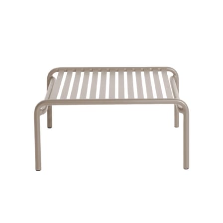 Table basse Week-end métal beige / Small - 69 x 60 cm / Aluminium - Petite Friture