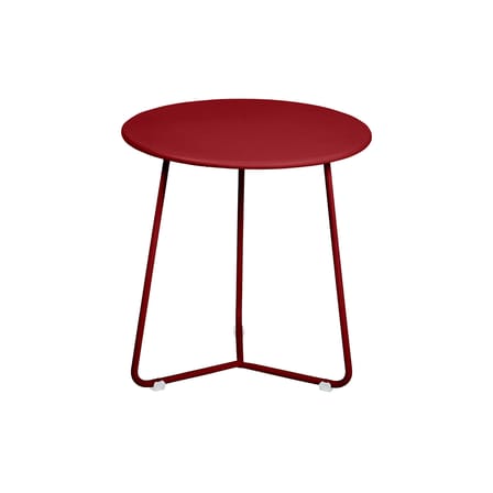 Table d'appoint Cocotte métal rouge / Ø 34 x H 36 cm - Fermob