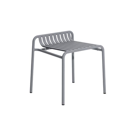 Tabouret empilable Week-end métal gris / Aluminium - Petite Friture