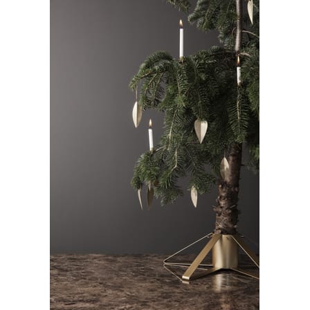 Set de 4 boules de Noël Heart / Laiton - Ferm Living