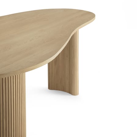Bureau Boomerang bois naturel / 200 x 100 cm - Ethnicraft