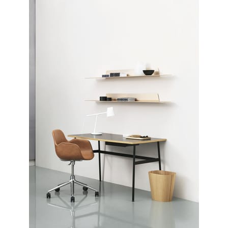 Bureau Journal bois noir / 1 tiroir - Normann Copenhagen