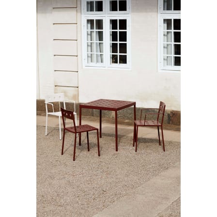 Chaise empilable Balcony métal rouge / Bouroullec, 2022 - Hay