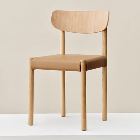 Chaise rembourrée Pack 11 / Dossier contreplaqué - Hay