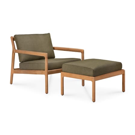 Fauteuil rembourré Jack Outdoor / Teck - Ethnicraft