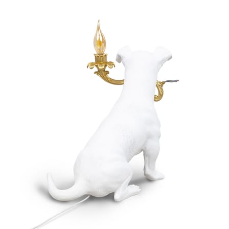 Lampada da tavolo Rio Lamp materiale plastico bianco oro / Resina - Seletti