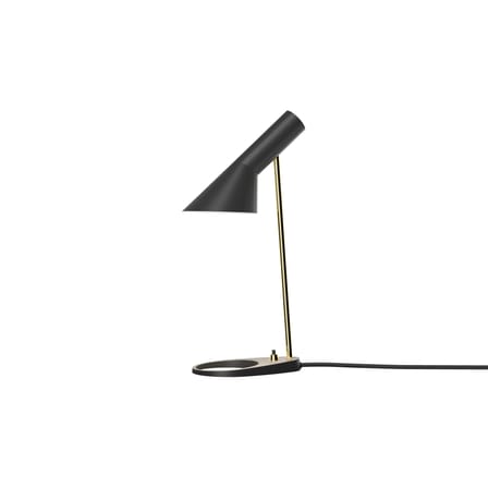 Lampe de table AJ Mini métal noir / H 43 cm - Orientable / Arne Jacobsen, 1957 - Louis Poulsen