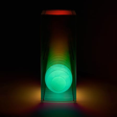 Lampe de table Lop Dreamy Big Rectangle plastique multicolore / Reflets iridescents changeants - BANG