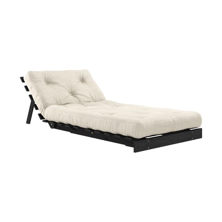 Fauteuil convertible Roots / Dormeuse & lit d'appoint - 3 positions / Structure noire - KARUP DESIGN