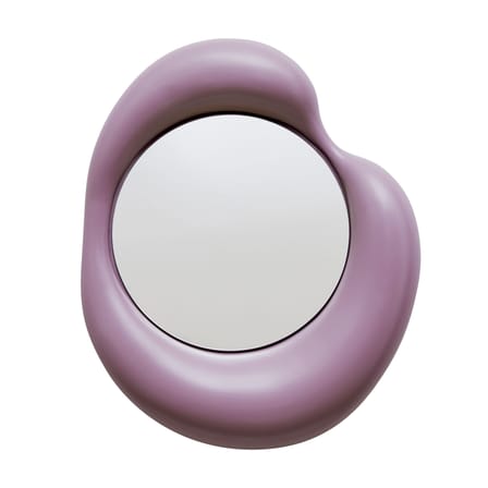 Miroir mural Ingres - Dominique céramique violet /  L 88 x H 105 cm - Moustache