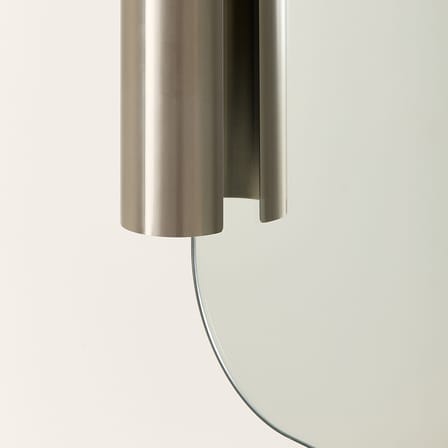 Miroir mural Roll métal / 60 x 65 cm - NOBODINOZ