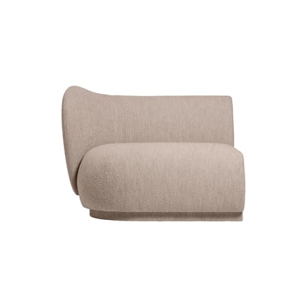 Rico Modular sofa  textile beige / Unit left - UK version - Ferm Living