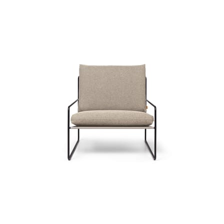 Poltrona imbottita Desert Dolce tessuto beige / Interni-esterni - Ferm Living