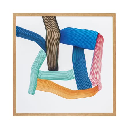 Poster Ronan Bouroullec - Drawing 2018 papierfaser bunt / 67,5 x 67,5 cm - Vitra
