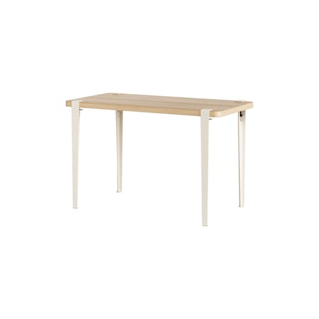 rechteckiger Tisch Lobo holz weiß / 120 x 60 cm - 2 bis 4 Personen / Holz aus Ökozertifizierung - TIPTOE