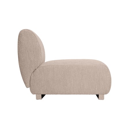 Sofa modulierbar Rico textil beige / Modul seitlich offen rechts - Ferm Living