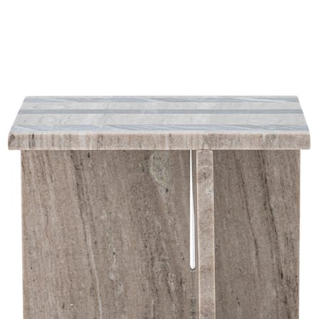Table d'appoint Clea marbre beige / 35,5 x 35,5 x H 40 cm - Bloomingville