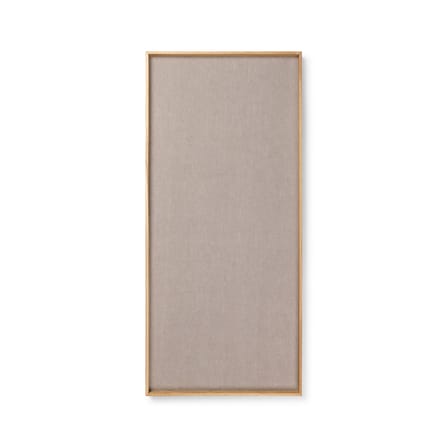 Tableau mémo Scenery bois naturel / L 45 x H 100 cm - Chêne & liège recouvert de tissu - Ferm Living