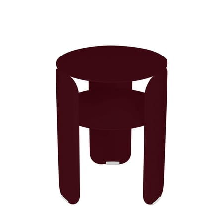Tavolino d'appoggio Bebop metallo rosso / Ø 35 x H 45 cm - Fermob
