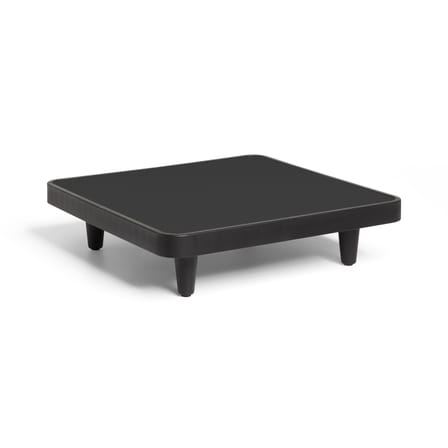 Tavolino Paletti metallo grigio nero / 90 x 90 cm - Fatboy