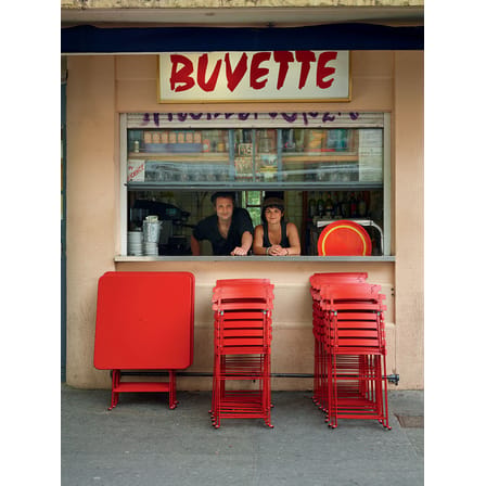 Chaise pliante Bistro métal bleu - Fermob