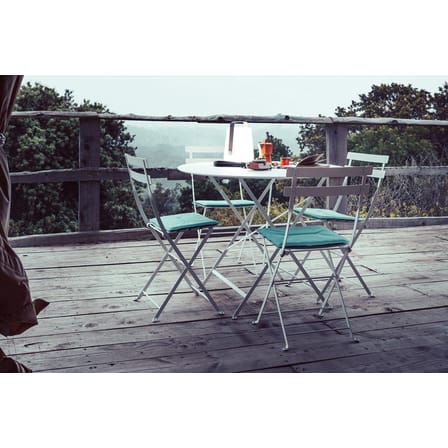 Coussin d'assise  tissu rouge / Pour chaise Bistro - Fermob
