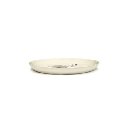 Dessertteller Feast keramik blau weiß Small / Ø 19 cm - Serax