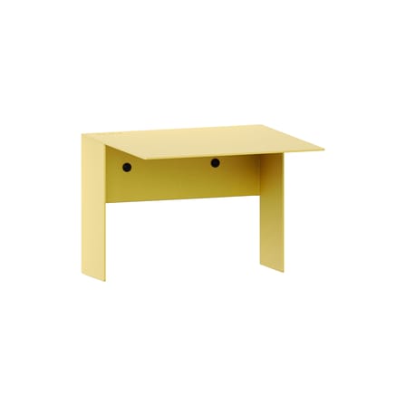 Étagère Pli Floating métal jaune / 20 x 20 cm - TIPTOE