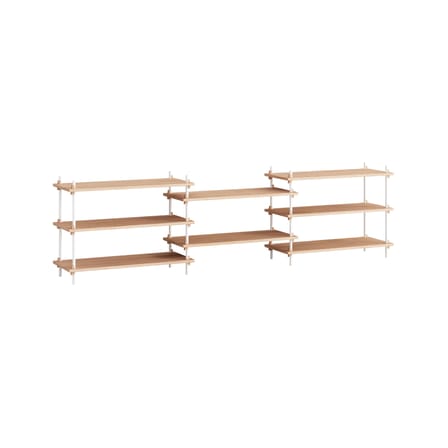 Étagère Shelving System – s.65.3.A bois naturel / L 239 x H 85 x Prof. 35 cm - MOEBE
