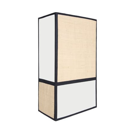 Applique Céleste tessuto fibre bianco beige / Non elettrificata - Rafia - Maison Sarah Lavoine