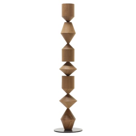 Lampadaire Costantina bois naturel / Ø 40 x H 178 cm - Mogg