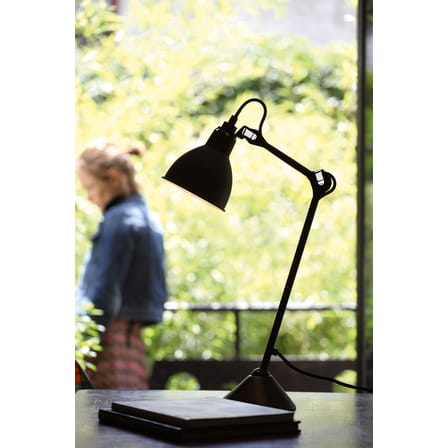 Lampe de table N°205 métal noir / Lampe Gras - Réédition 1921 - DCW éditions