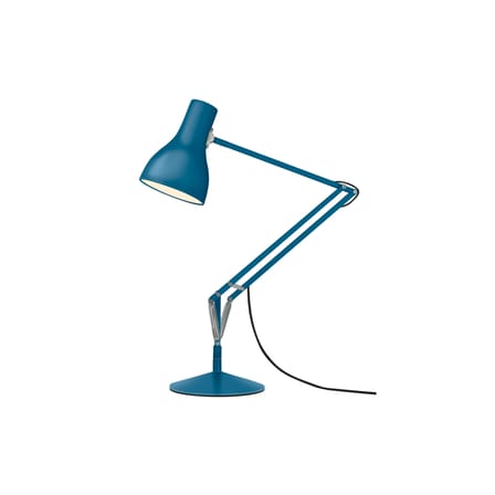 Lampe de table Type 75 métal bleu / By Margaret Howell - Edition limitée / Réédition 1930' - Anglepoise