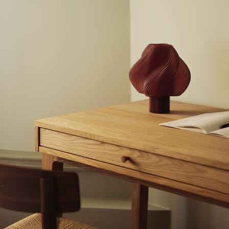 Lampe sans fil rechargeable Soft Serve rouge - CRÈME ATELIER