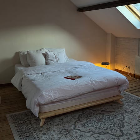 Lit double Senza / Pour matelas 160 x 200 cm - KARUP DESIGN