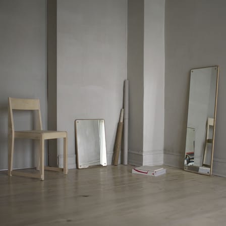 Miroir mural RM-1 Large bois naturel / 116 x 40 cm - Frama 