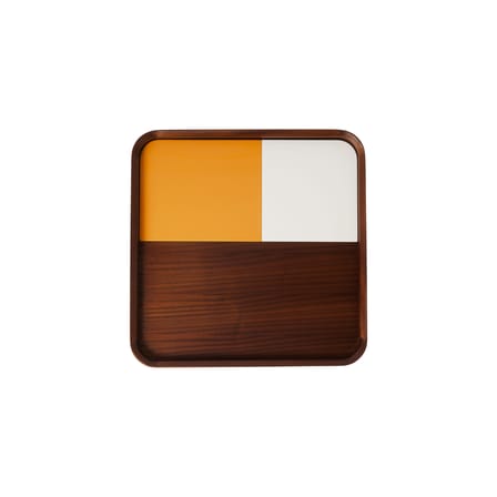 Plateau Sicilia bois jaune / 35 x 35 cm - Maison Sarah Lavoine