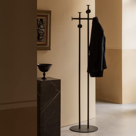 Portemanteau sur pied Afteroom métal noir / H 175 cm - Audo Copenhagen