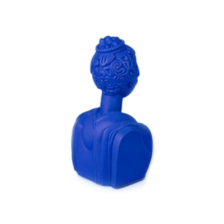 Sculpture Magna Graecia - Bust Poppea céramique bleu / H 45 cm / Terre cuite - Seletti