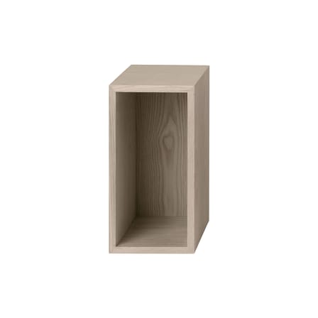 Stacked Shelf natural wood / Small rectangulaire 43x21 cm / Avec fond - Muuto