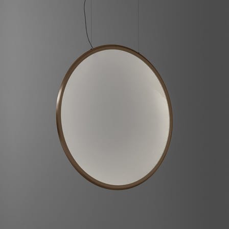 Suspension Discovery Vertical LED plastique transparent / Ø 100 cm - Bluetooth - Artemide