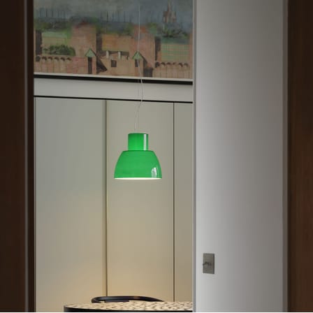 Suspension Lorosae verre vert / Ø 30 cm - Álvaro Siza, 1999 - Nemo
