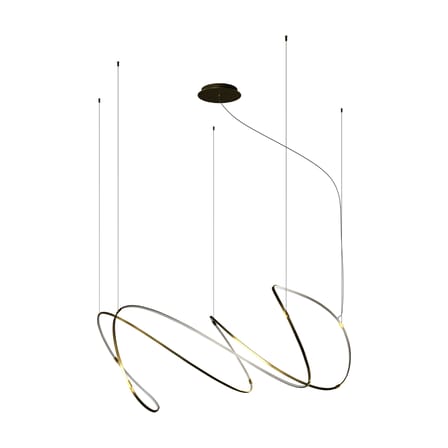 Suspension Zigouzi LED métal or / L 180 cm - Dix Heures Dix