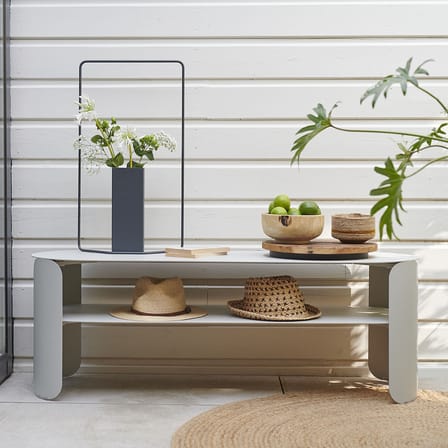 Console basse Bebop métal noir / 120 x 40 x H 42 cm - Fermob